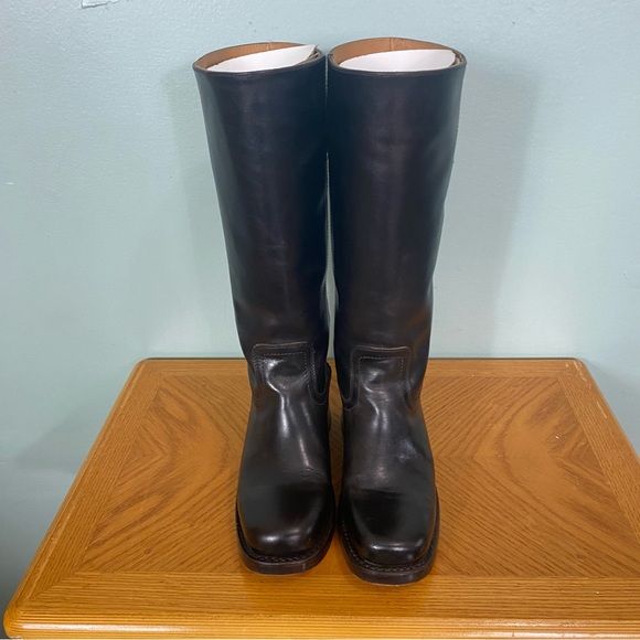Frye Campus 14L Boot Dark Brown Leather Size 6 - Picture 3 of 12